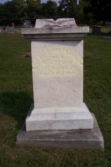 Grave stone Anderson Indiana